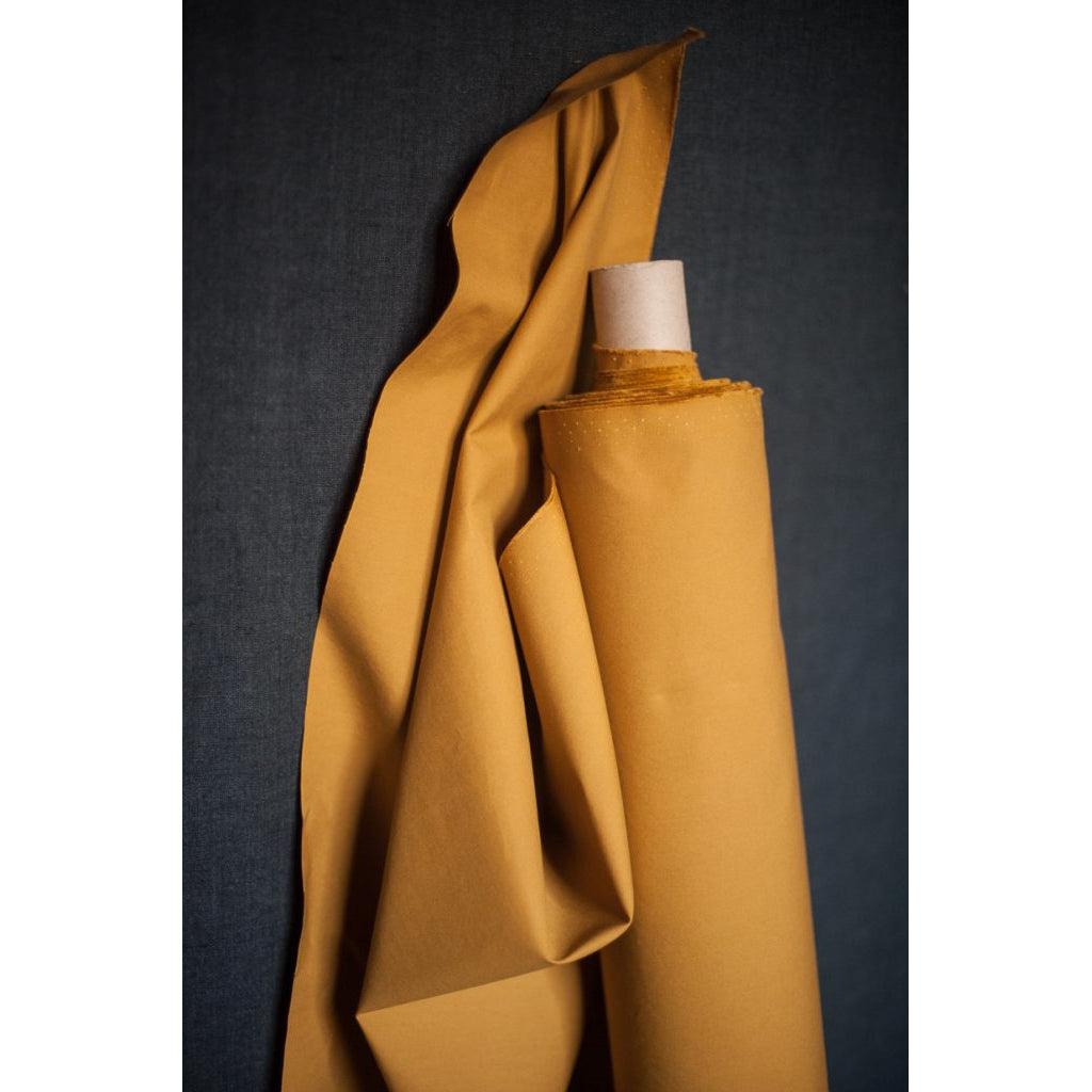 Dry Organic Cotton Oilskin - Cumin - 1/2 meter-Fabrics-Sew Not Complicated Atelier de Couture