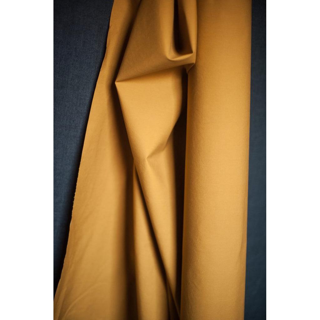Dry Organic Cotton Oilskin - Cumin - 1/2 meter-Fabrics-Sew Not Complicated Atelier de Couture