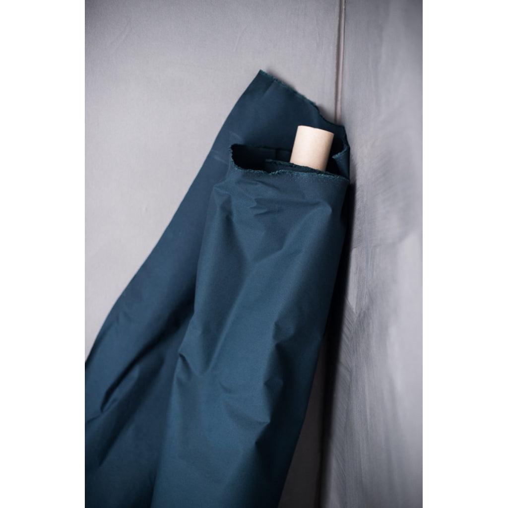 Dry Organic Cotton Oilskin - Midnight - 1/2 meter-Merchant & Mills-Sew Not Complicated Atelier de Couture