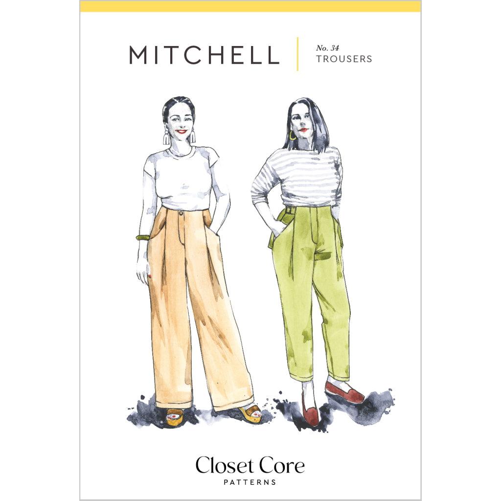 Closet Core Patterns - Mitchell Trousers Sewing Pattern – Sew Not  Complicated Atelier de Couture