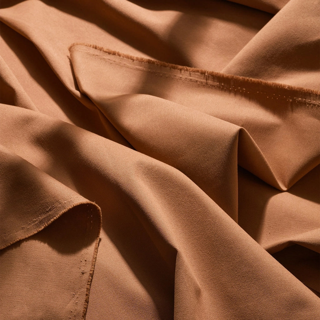 Gabardine Light Pecan Pie Fabric - 1/2 meter-Atelier Brunette-Sew Not Complicated Atelier de Couture