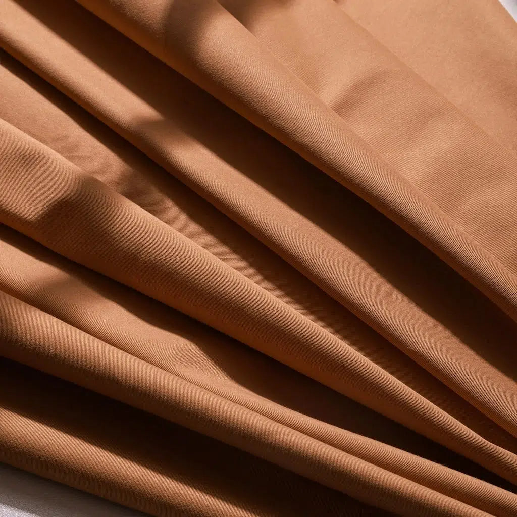 Gabardine Light Pecan Pie Fabric - 1/2 meter-Atelier Brunette-Sew Not Complicated Atelier de Couture