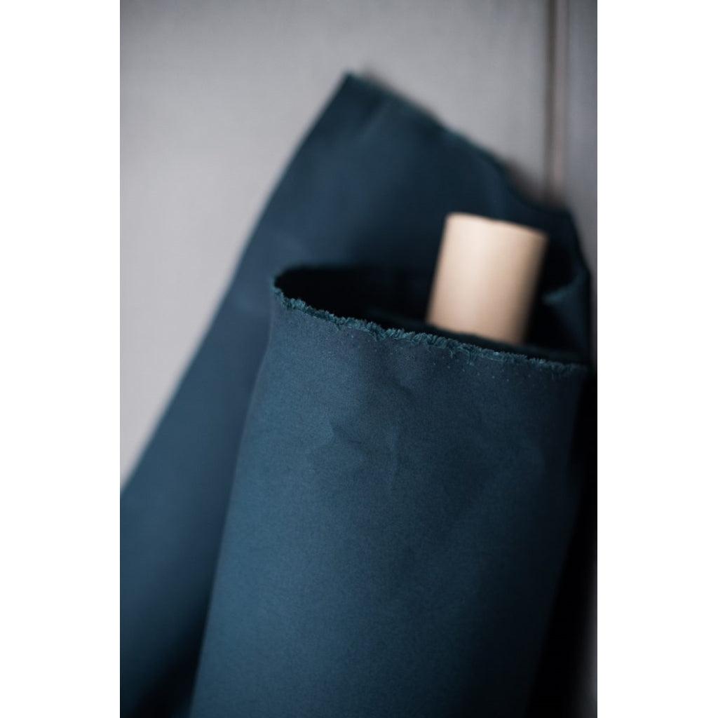 Dry Organic Cotton Oilskin - Midnight - 1/2 meter-Merchant & Mills-Sew Not Complicated Atelier de Couture
