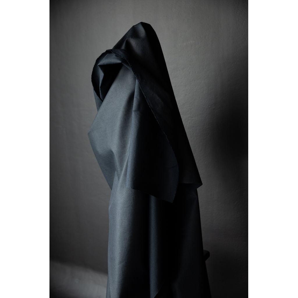 Navy Coated Linen - Deadstock - 1/2 meter-Merchant & Mills-Sew Not Complicated Atelier de Couture