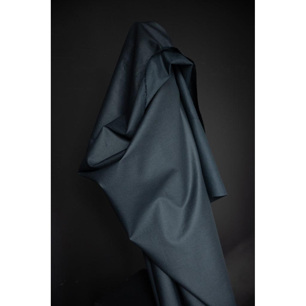 Navy Coated Linen - Deadstock - 1/2 meter-Merchant & Mills-Sew Not Complicated Atelier de Couture