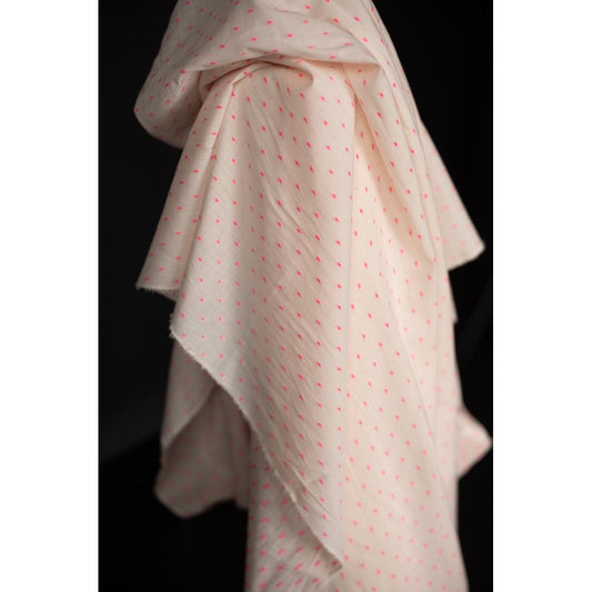 Indian Cotton - Pink Soda Dobby - 1/2 meter-Merchant & Mills-Sew Not Complicated Atelier de Couture