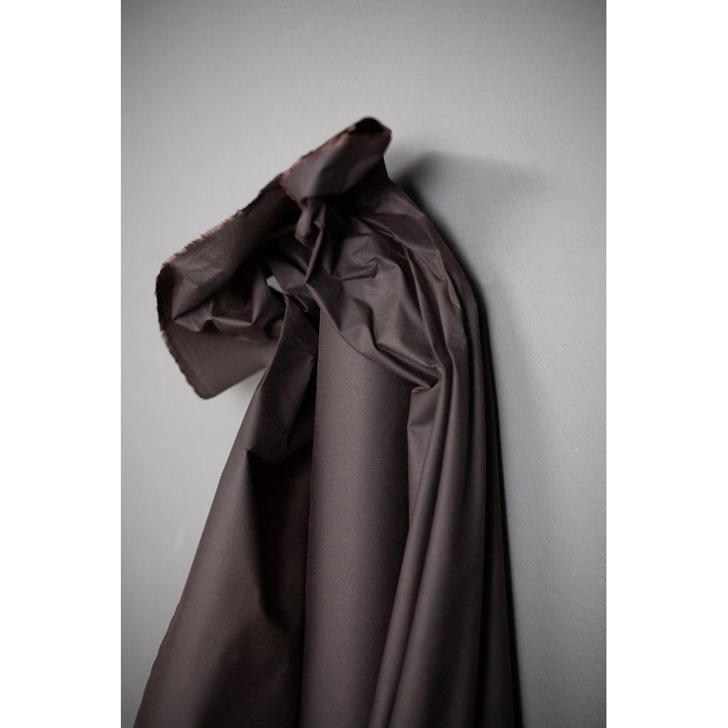 Rustic Brown Lightweight Oilskin - 1/2 meter-Merchant & Mills-Sew Not Complicated Atelier de Couture