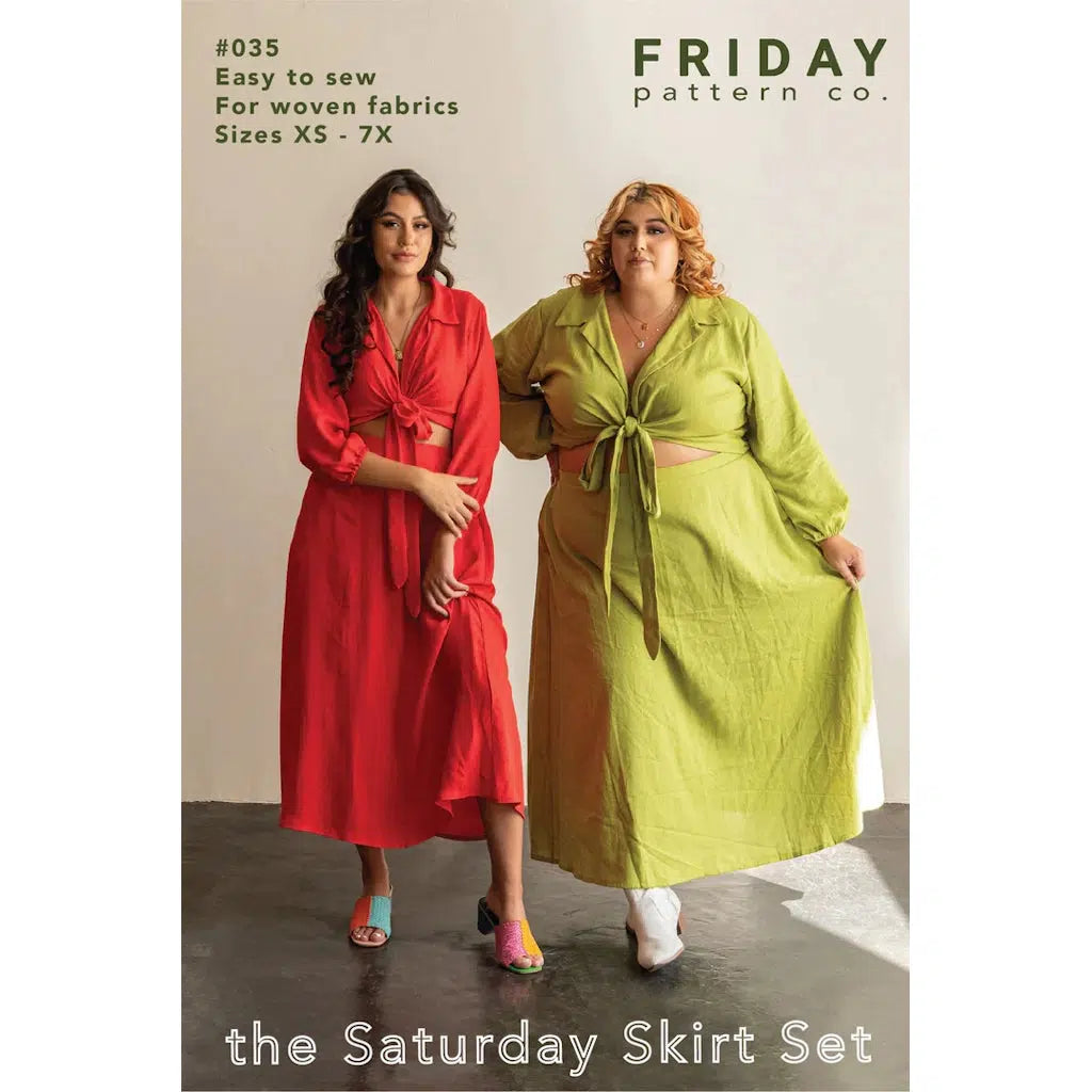 Friday Pattern Co - Saturday Skirt Set-Friday Pattern Co-Sew Not Complicated Atelier de Couture