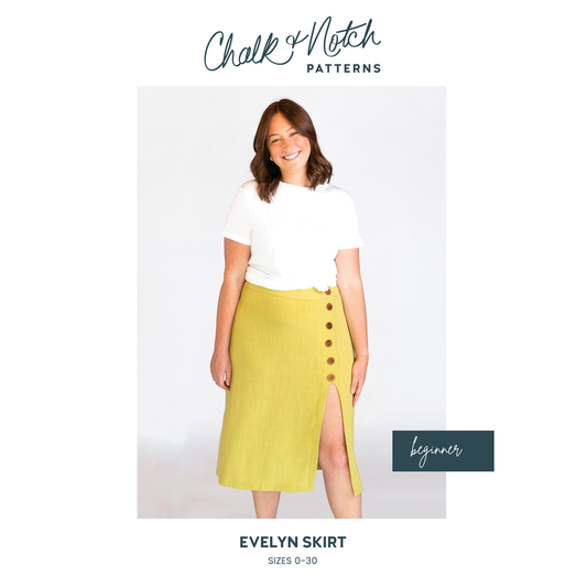 Chalk and Notch - Evelyn Skirt-Patterns-Sew Not Complicated Atelier de Couture