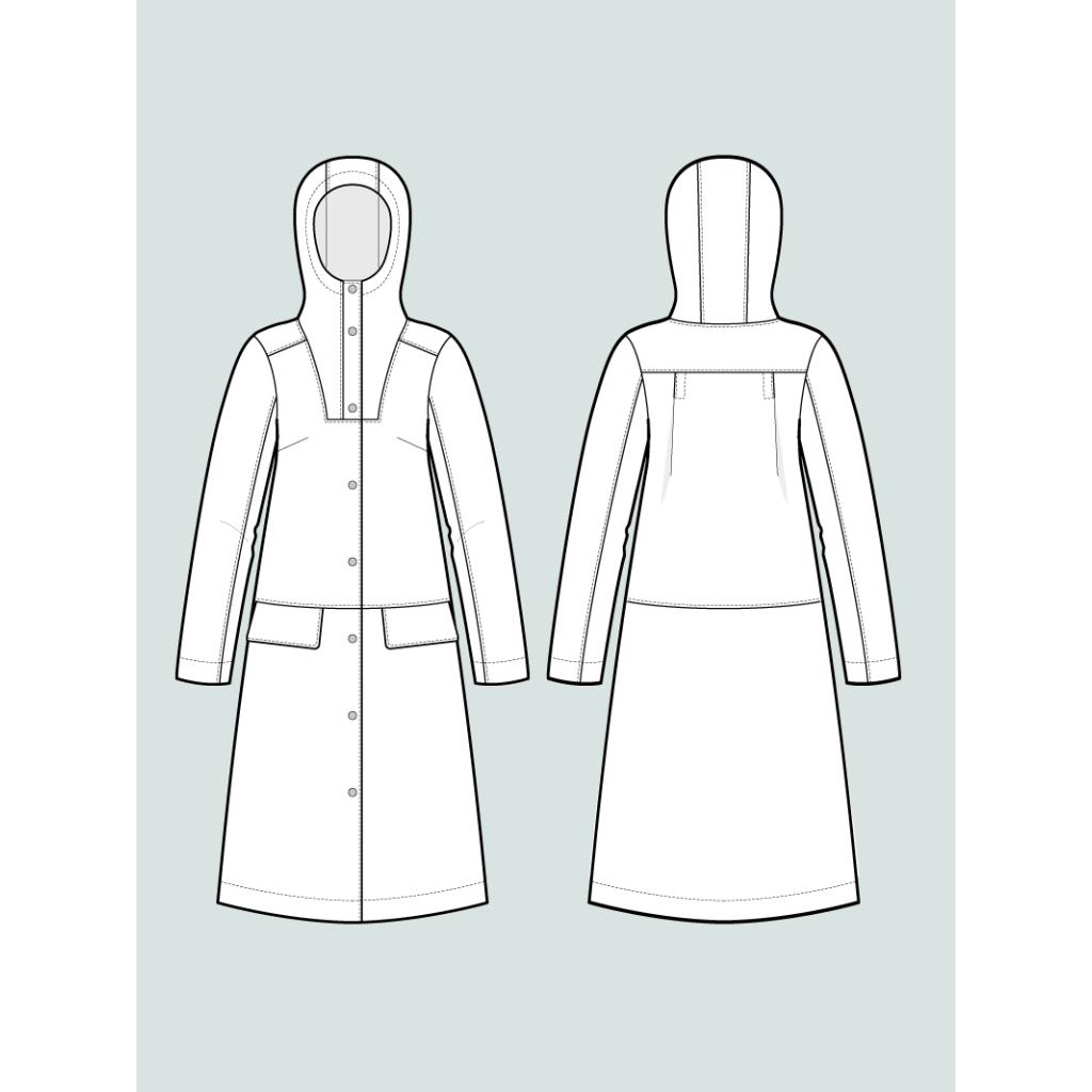 The Assembly Line - Hoodie Parka-The Assembly Line-Sew Not Complicated Atelier de Couture