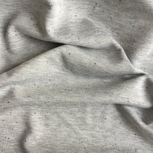 Speckled French Terry - Grey - 1/2 meter-Sew Not Complicated Atelier de Couture-Sew Not Complicated Atelier de Couture