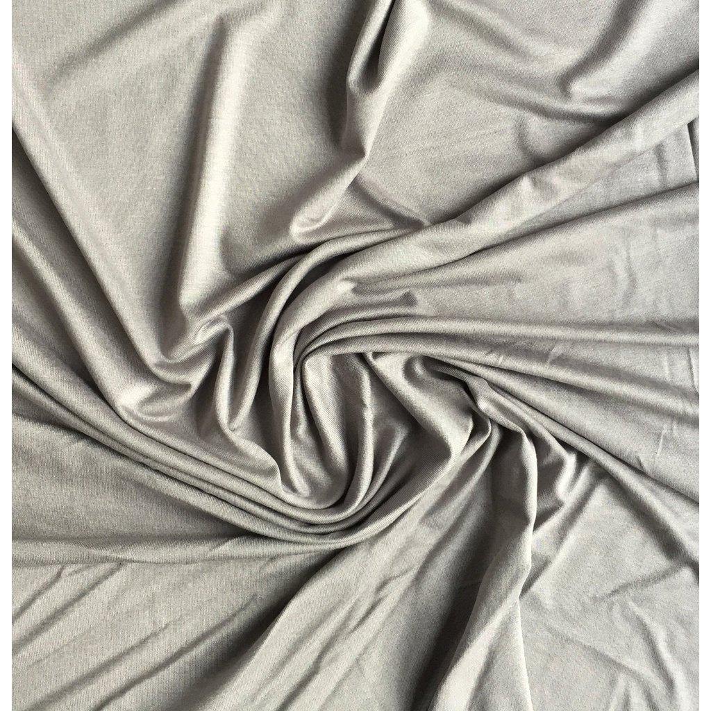 Bamboo Jersey - Grey - 1/2 meter-Fabrics-Sew Not Complicated Atelier de Couture