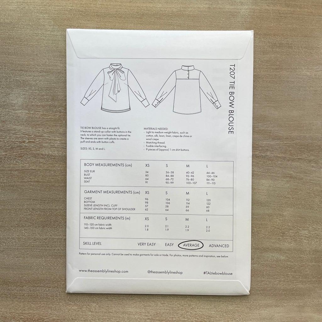 The Assembly Line - Tie Bow Blouse-The Assembly Line-Sew Not Complicated Atelier de Couture