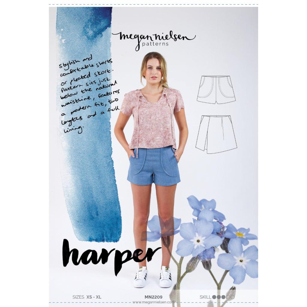 Megan Nielsen - Harper Short and Skort-Megan Nielsen-Sew Not Complicated Atelier de Couture