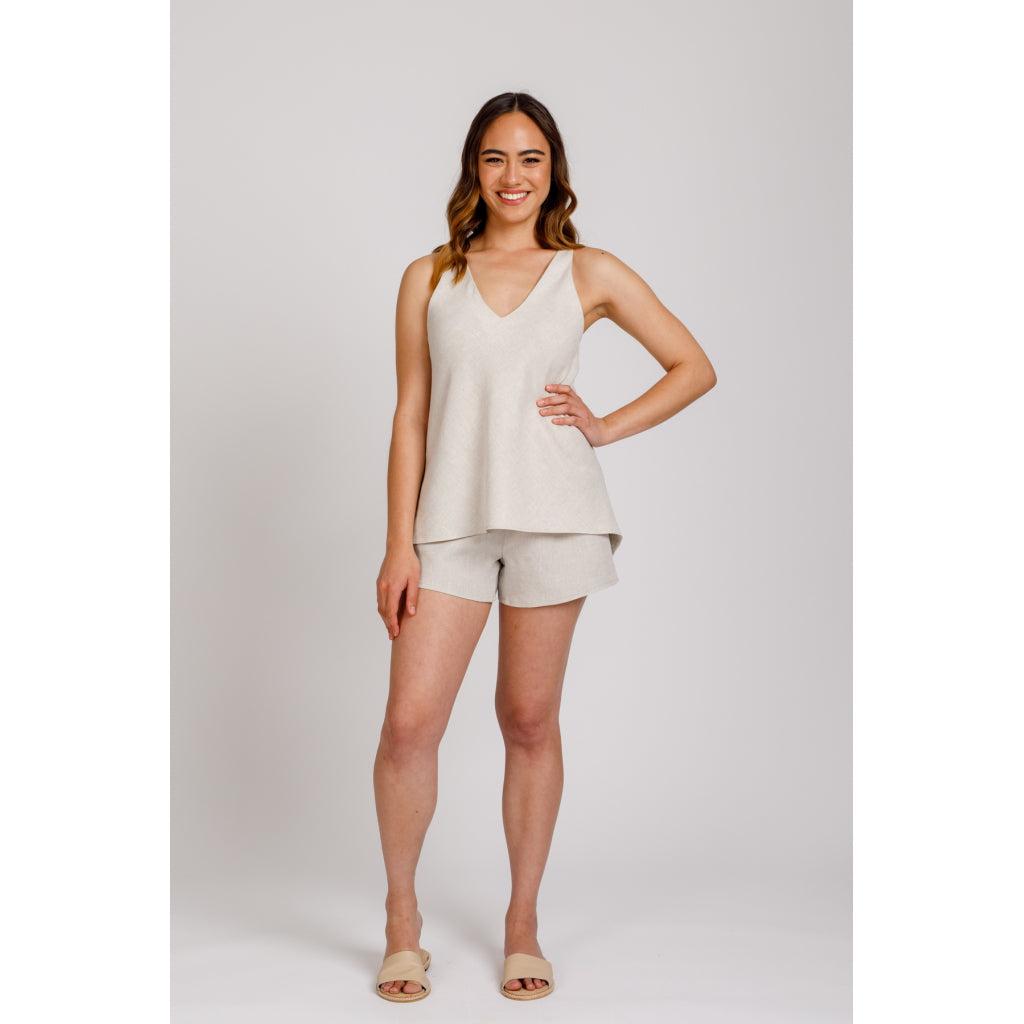 Megan Nielsen - Reef Camisole and Shorts Set-Patterns-Sew Not Complicated Atelier de Couture
