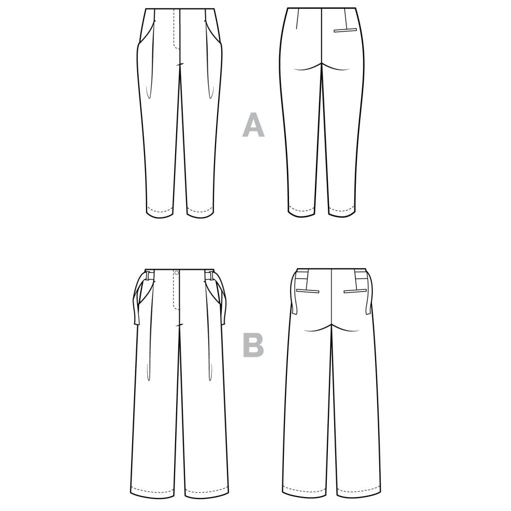 Closet Core Patterns - Mitchell Trousers-Patterns-Sew Not Complicated Atelier de Couture