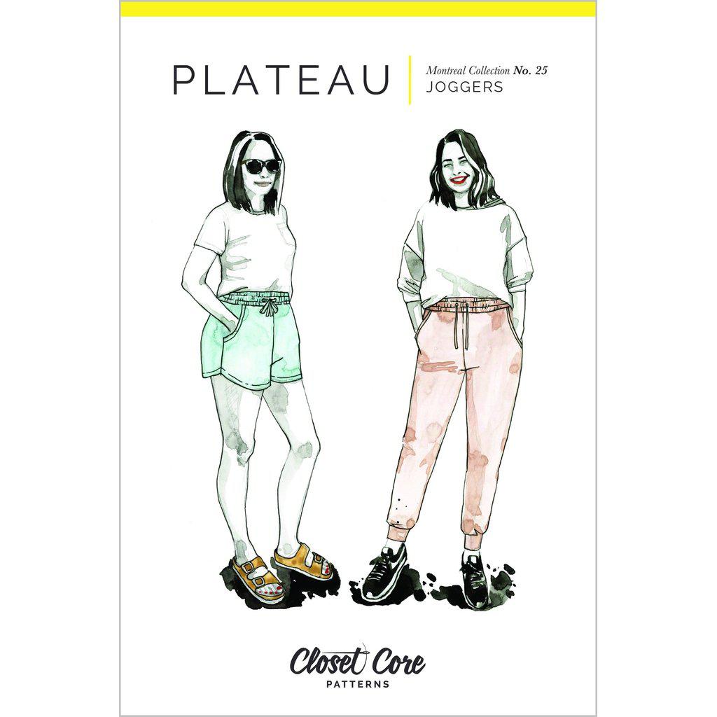 Closet Core Patterns - Plateau Jogger-Patterns-Sew Not Complicated Atelier de Couture