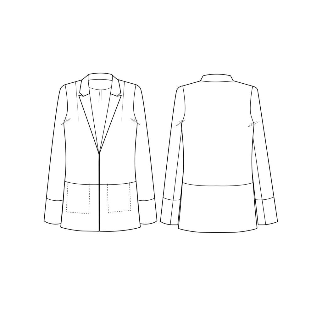 The Avid Seamstress - The Blazer-Patterns-Sew Not Complicated Atelier de Couture