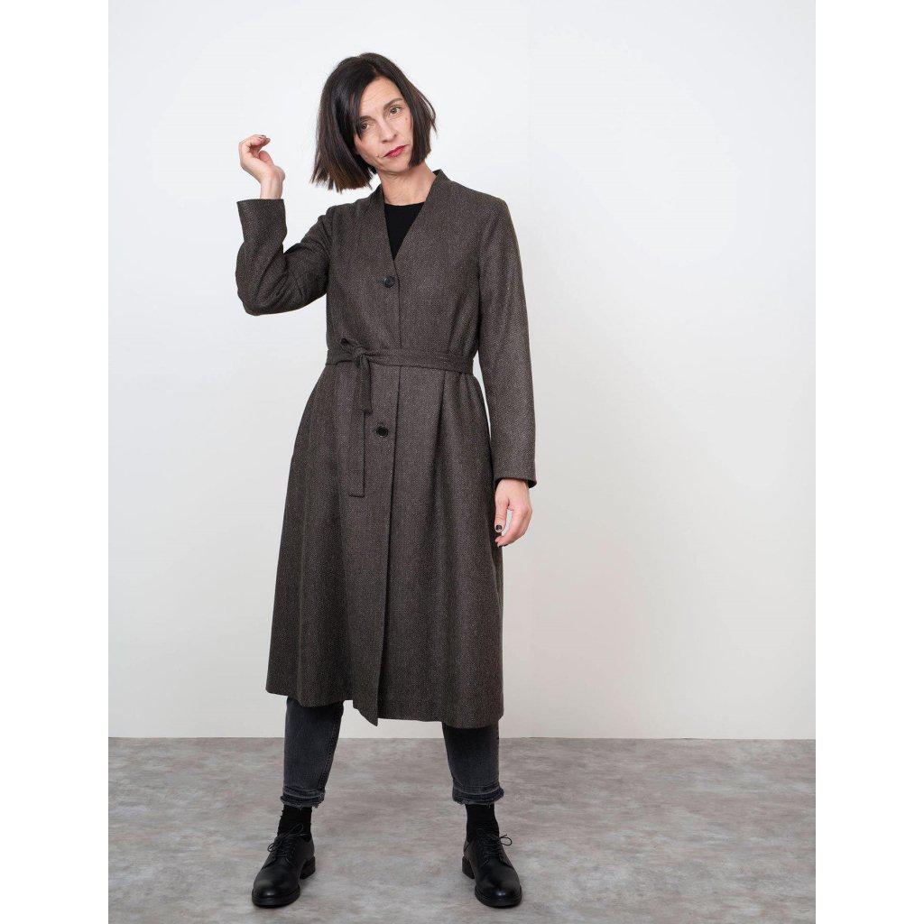The Assembly Line - V-Neck Coat-The Assembly Line-Sew Not Complicated Atelier de Couture