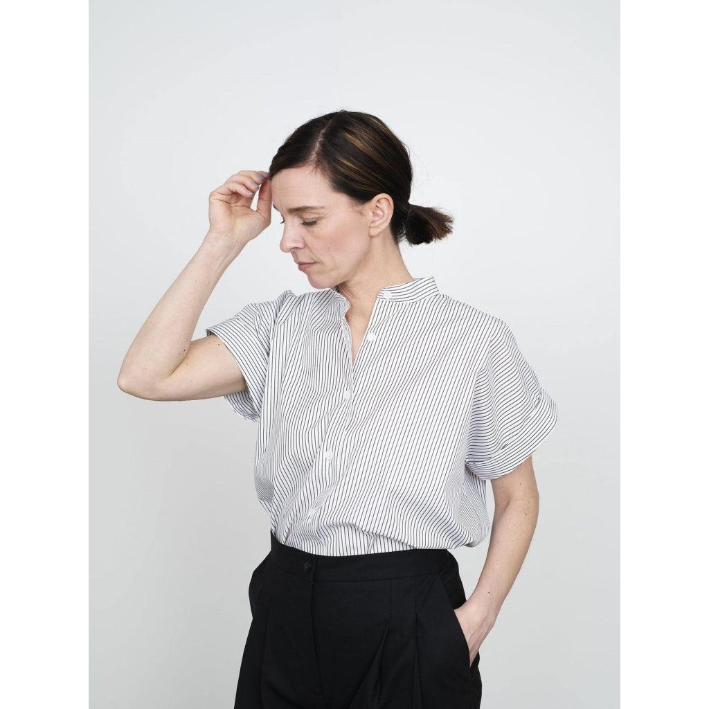 The Assembly Line - Cap Sleeve Shirt-The Assembly Line-Sew Not Complicated Atelier de Couture