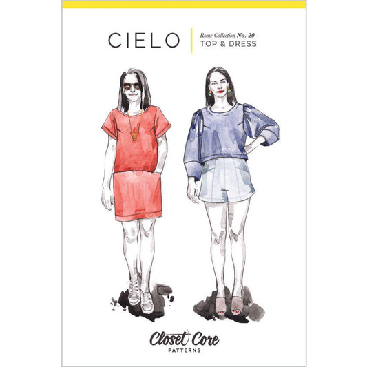 Closet Core Patterns - Cielo Top & Dress-Patterns-Sew Not Complicated Atelier de Couture
