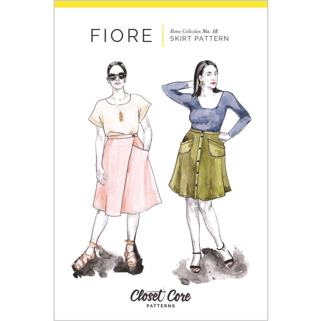 Closet Core Patterns - Fiore Skirt-Patterns-Sew Not Complicated Atelier de Couture