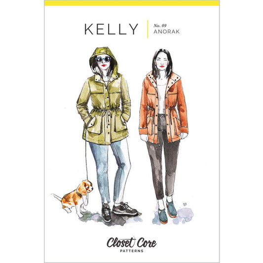 Closet Core Patterns - Kelly Anorak Jacket-Patterns-Sew Not Complicated Atelier de Couture