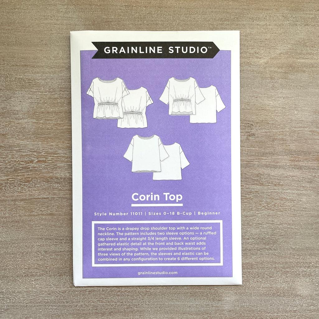 Grainline Studio - Corin Top-Patterns-Sew Not Complicated Atelier de Couture
