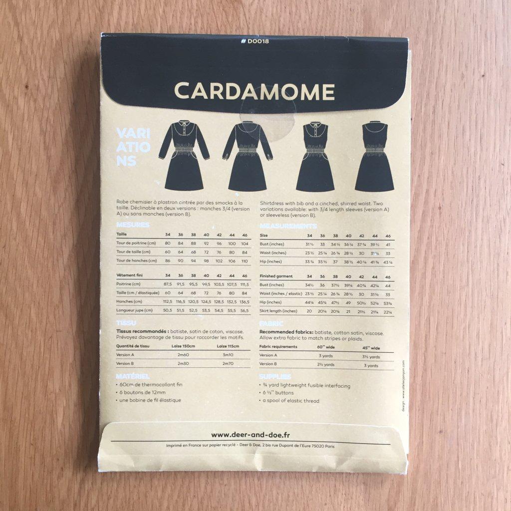 Deer & Doe - Cardamome Dress-Patterns-Sew Not Complicated Atelier de Couture