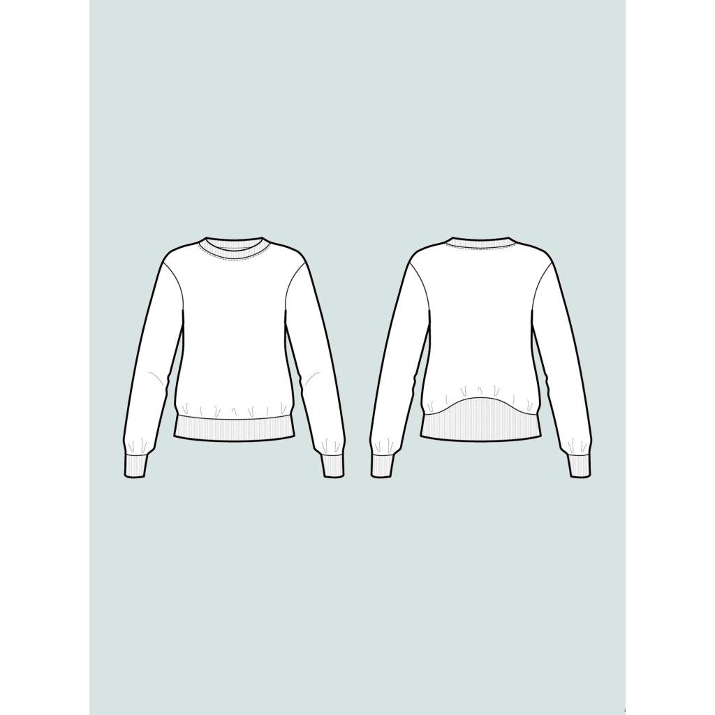 The Assembly Line - High Cuff Sweater | Sew Not Complicated – Sew Not ...