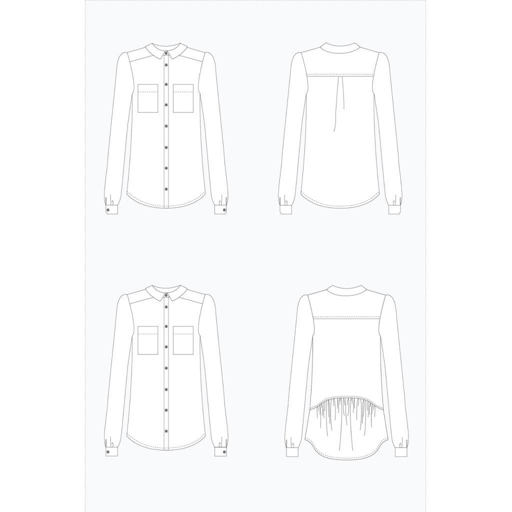 Grainline Studio - Archer Button up Shirt-Patterns-Sew Not Complicated Atelier de Couture