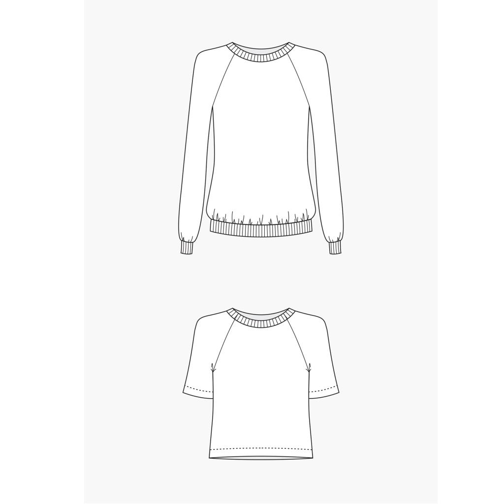 Grainline Studio - Linden Sweatshirt-Patterns-Sew Not Complicated Atelier de Couture