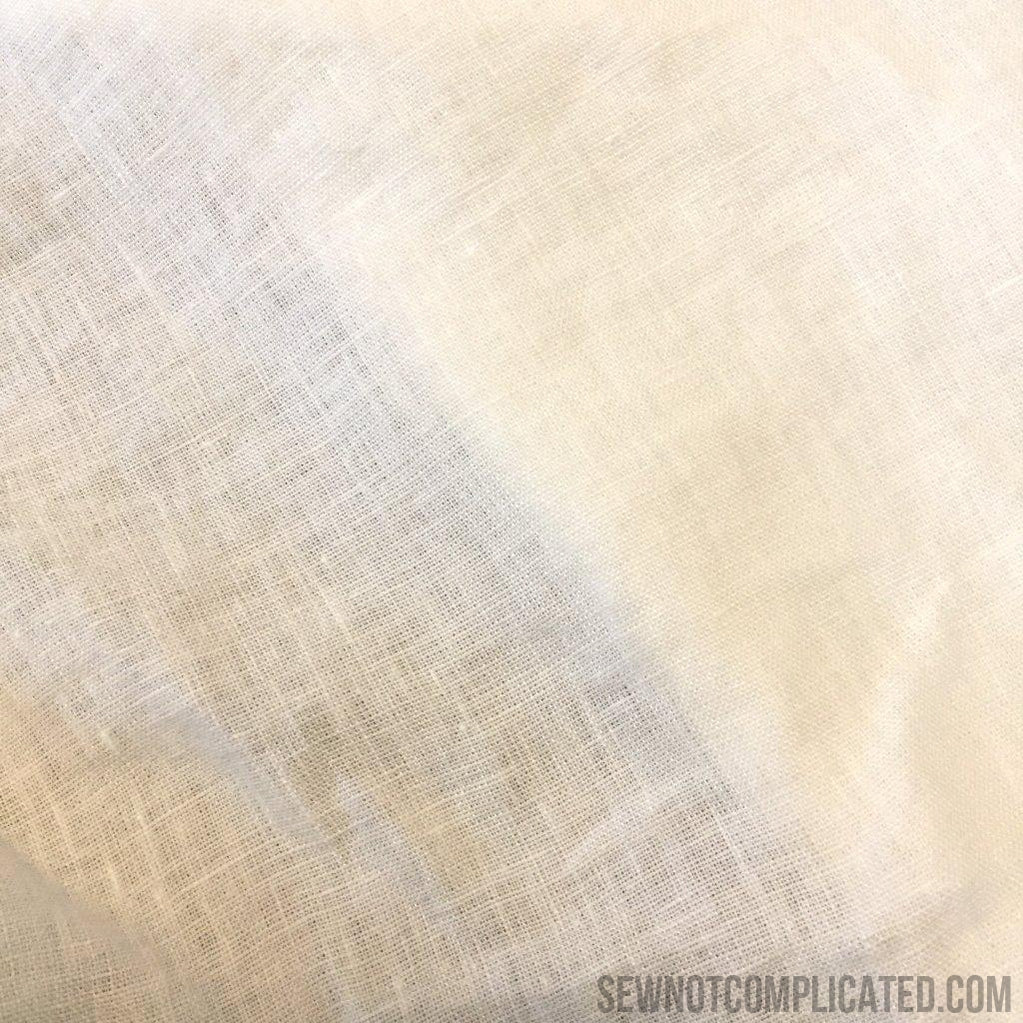 Linen -Soft White - 1/2 meter-Fabrics-Sew Not Complicated Atelier de Couture
