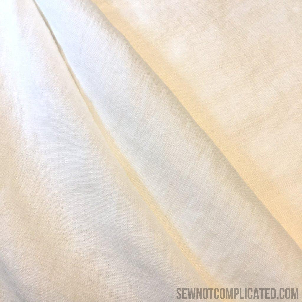 Linen -Soft White - 1/2 meter-Fabrics-Sew Not Complicated Atelier de Couture