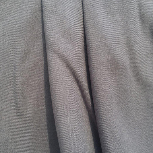 Rayon Twill - Grey - 1/2 meter-Fabrics-Sew Not Complicated Atelier de Couture
