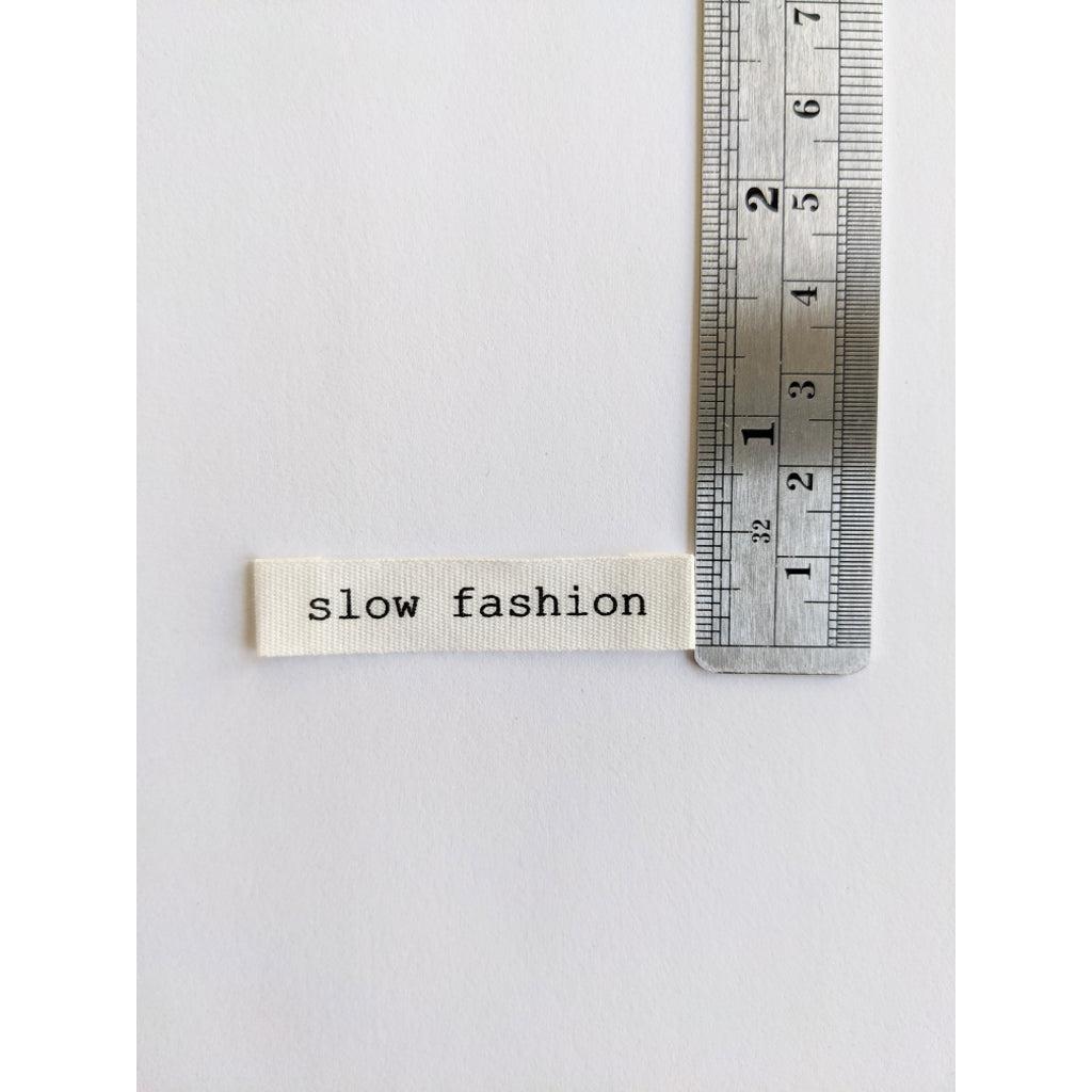 Slow Fashion - Labels by Intensely Distracted-Notions-Sew Not Complicated Atelier de Couture