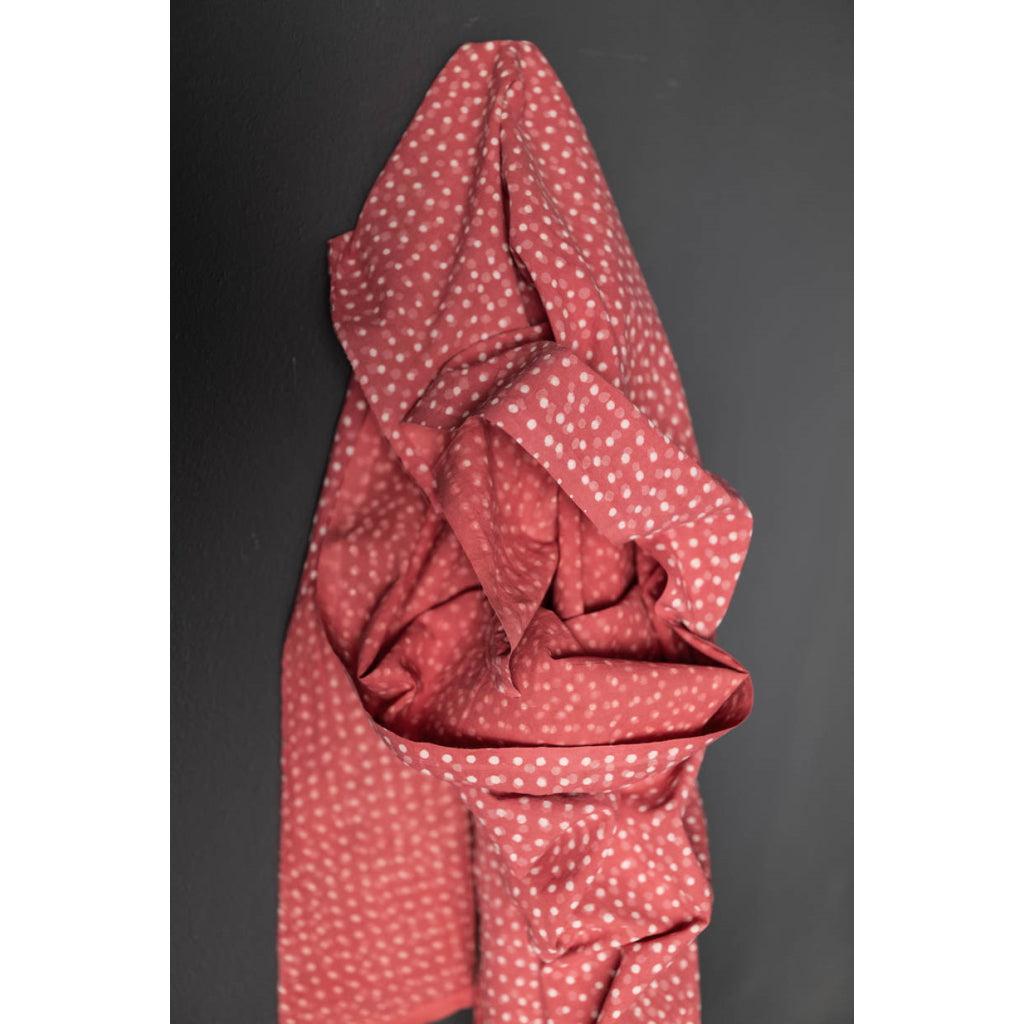Organic Indian Cotton - Raspberry Spot - 1/2 meter-Merchant & Mills-Sew Not Complicated Atelier de Couture