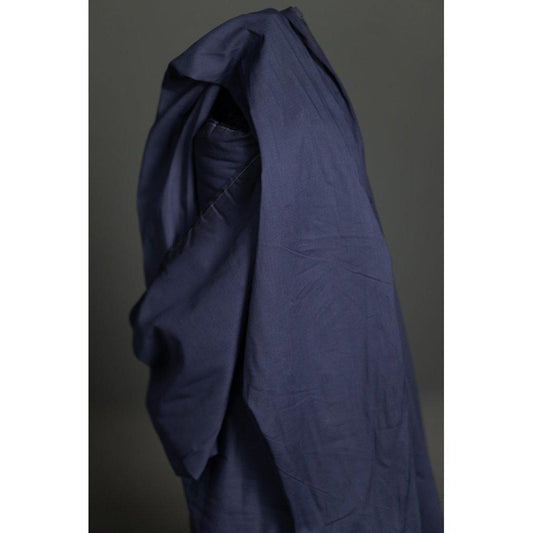Organic Cotton Voile Navy - 1/2 meter-Fabrics-Sew Not Complicated Atelier de Couture